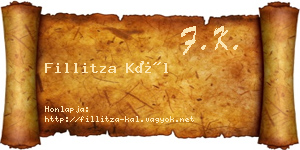 Fillitza Kál névjegykártya